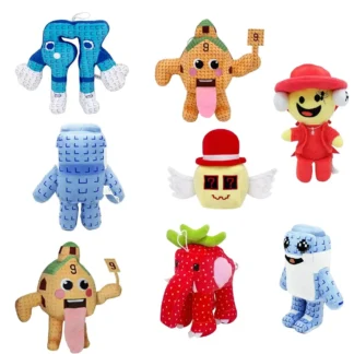 Peluche Azul STEAL A BRAINROT – Muñeco Suave y Divertido para Niños