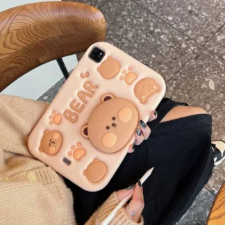 Funda de Silicona con Diseño de Dibujos Animados para iPad