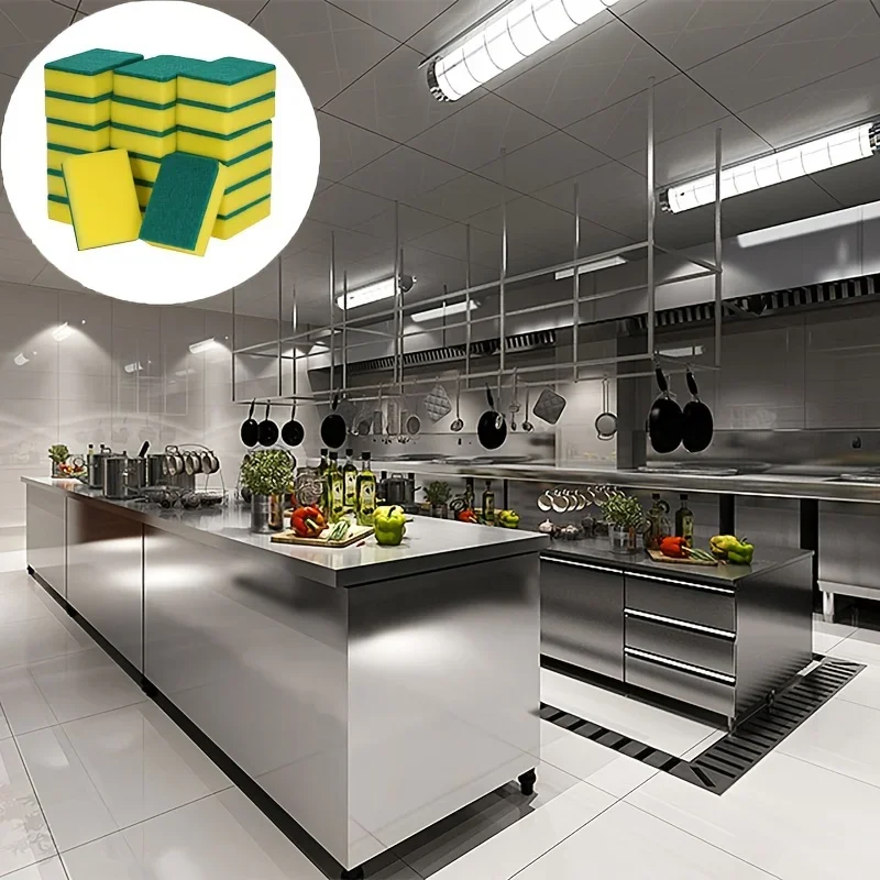 Set de 20 Esponjas de Limpieza de Doble Cara para Cocina - Imagen 6