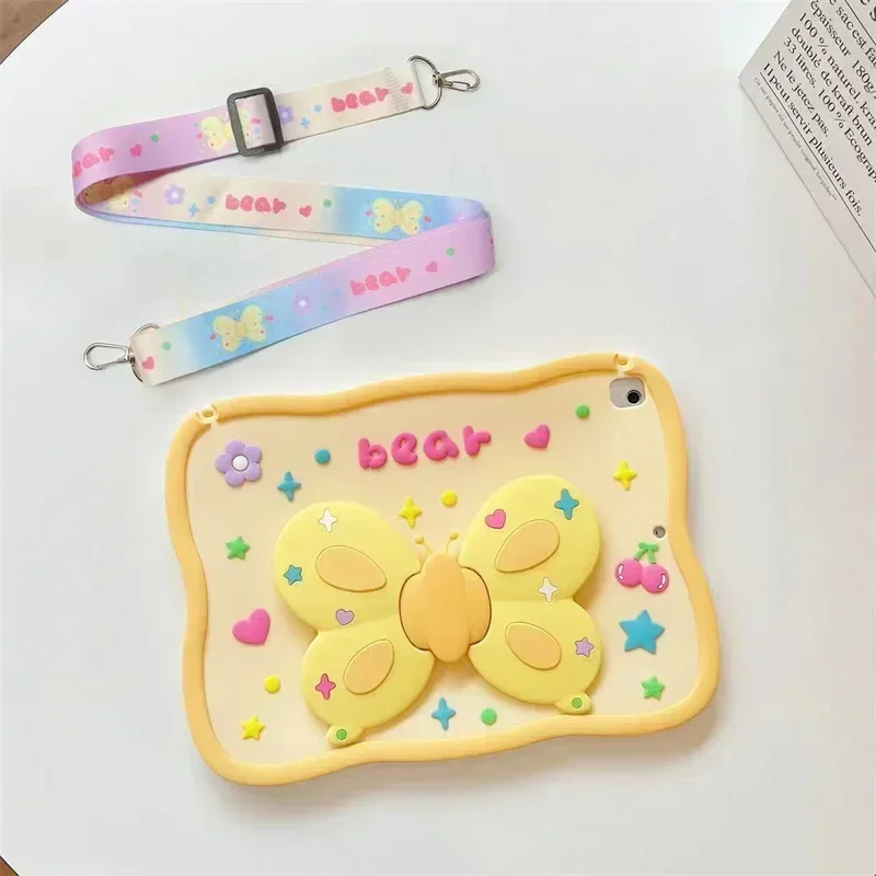 Funda de Silicona con Diseño de Dibujos Animados para iPad - Imagen 23