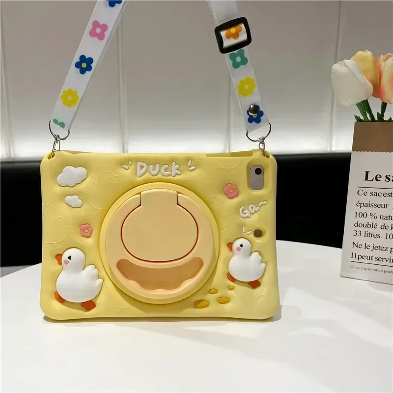 Funda de Silicona con Diseño de Dibujos Animados para iPad - Imagen 17