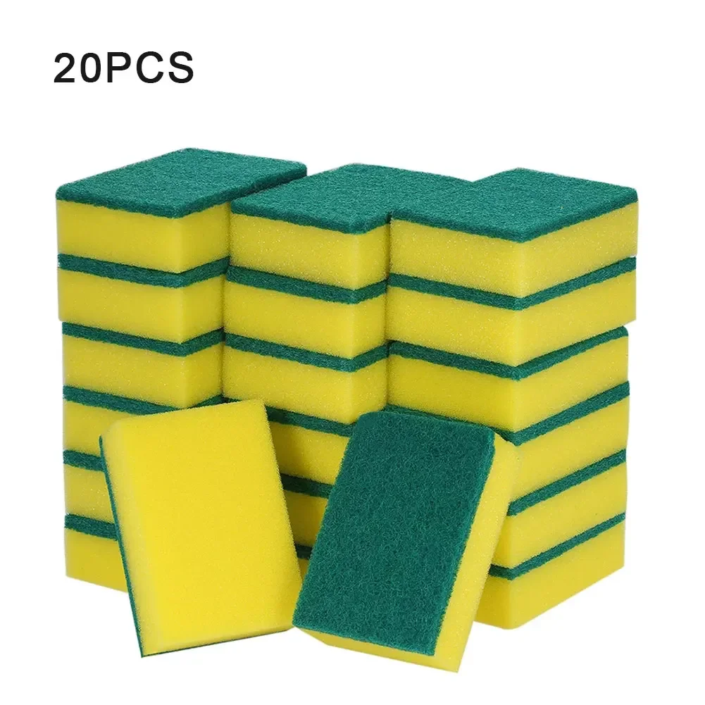 Set de 20 Esponjas de Limpieza de Doble Cara para Cocina - Imagen 2