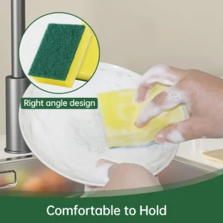 Set de 20 Esponjas de Limpieza de Doble Cara para Cocina