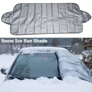 Protector Universal para Parabrisas de Auto – Cubierta contra Nieve, Hielo, Lluvia y Sol