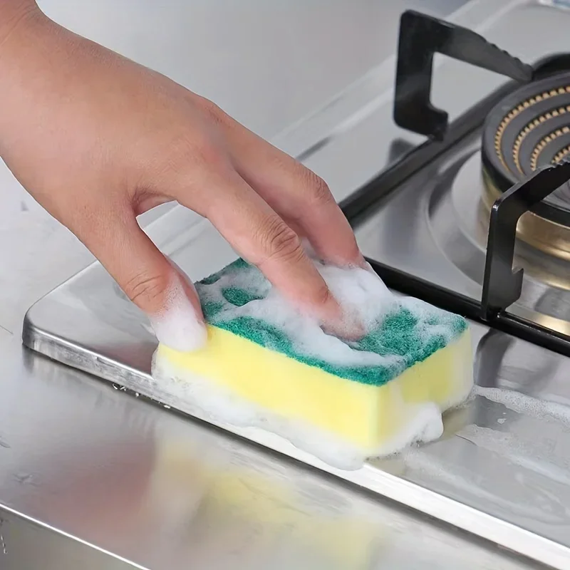 Set de 20 Esponjas de Limpieza de Doble Cara para Cocina - Imagen 3