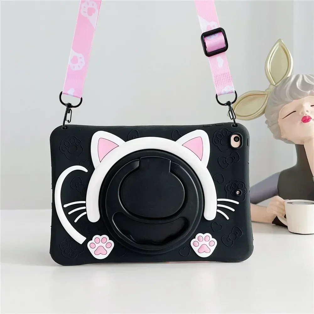 Funda de Silicona con Diseño de Dibujos Animados para iPad - Imagen 8